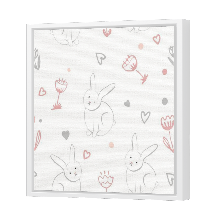 Thumbnail for Canvas - White Floating Frame