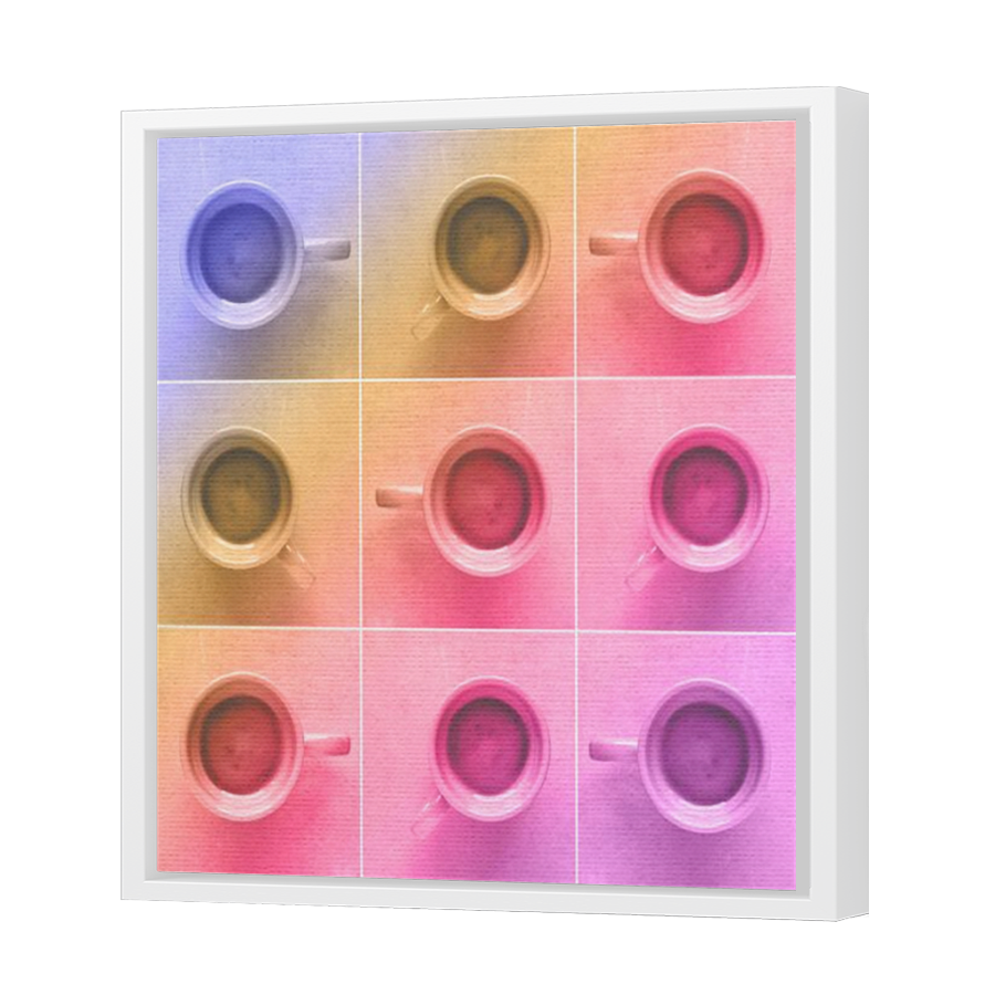 Thumbnail for Canvas - White Floating Frame