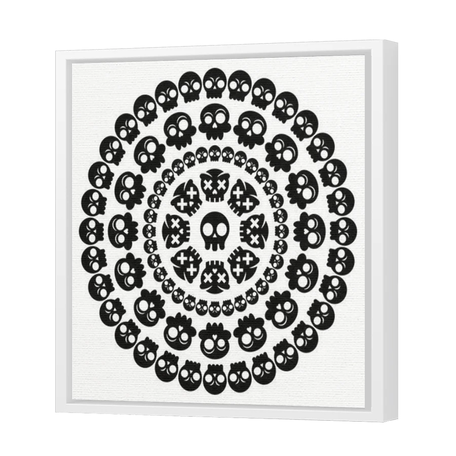 Thumbnail for Canvas - White Floating Frame