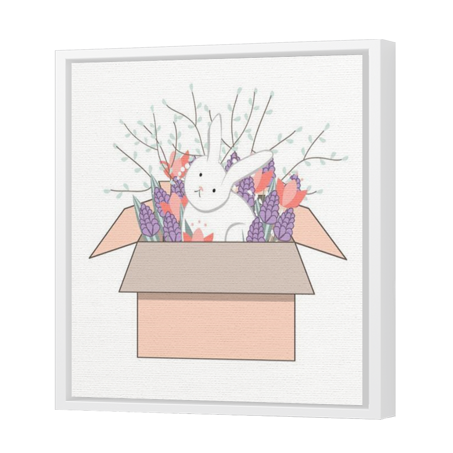 Thumbnail for Canvas - White Floating Frame