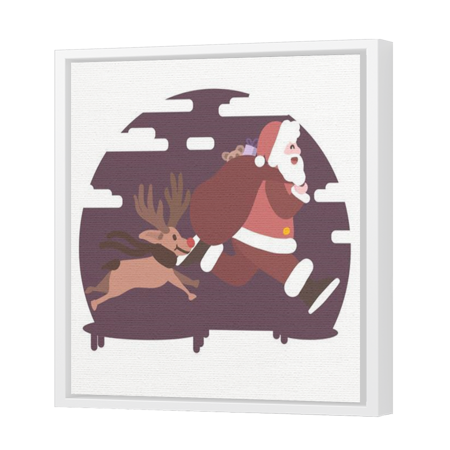 Thumbnail for Canvas - White Floating Frame