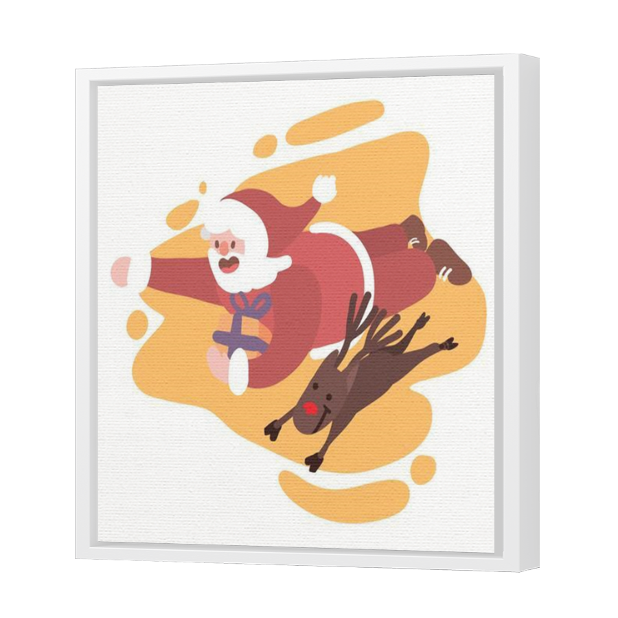 Thumbnail for Canvas - White Floating Frame