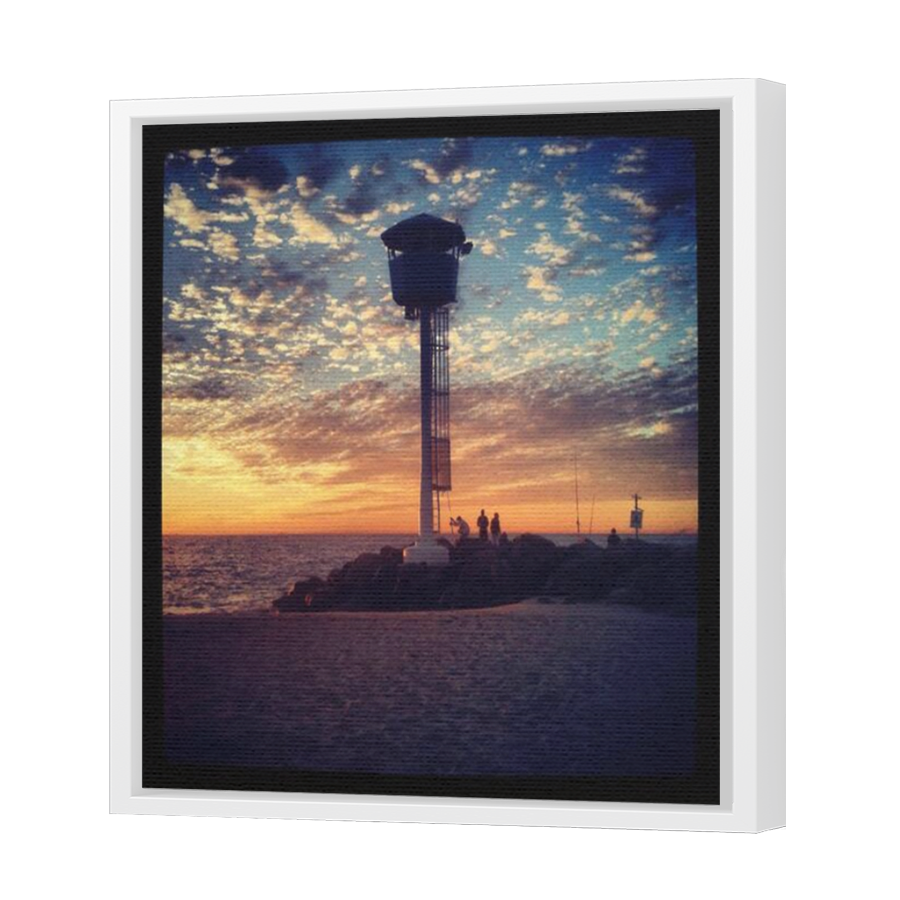 Thumbnail for Canvas - White Floating Frame
