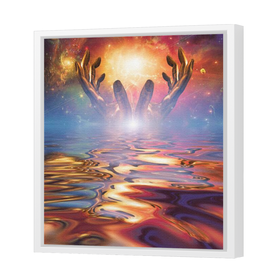 Thumbnail for Canvas - White Floating Frame