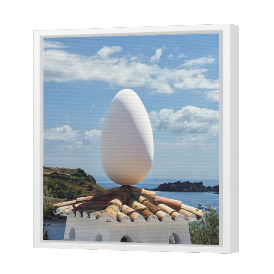 Thumbnail for Canvas - White Floating Frame
