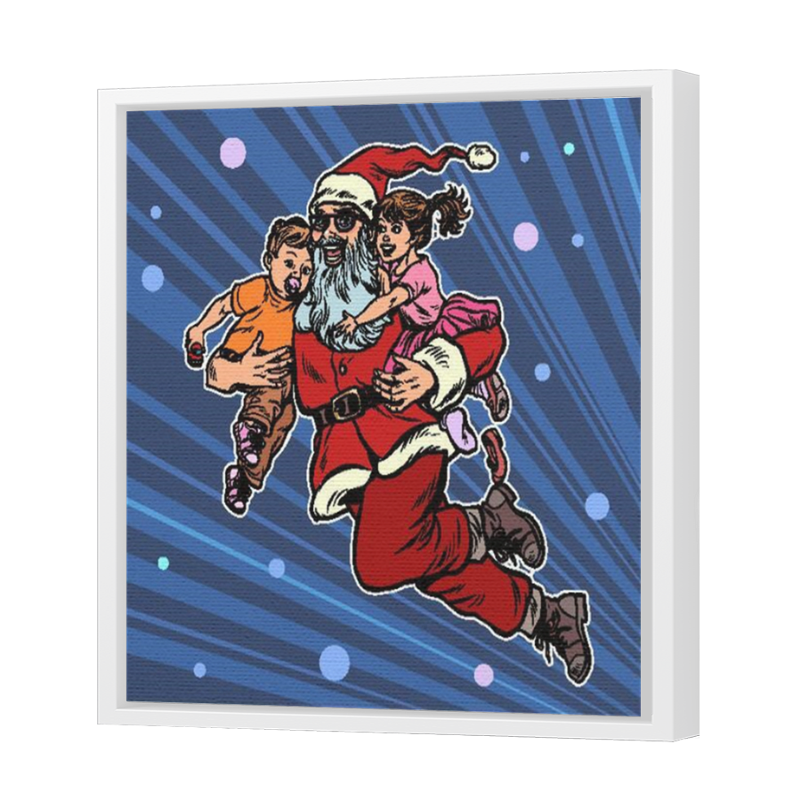 Thumbnail for Canvas - White Floating Frame