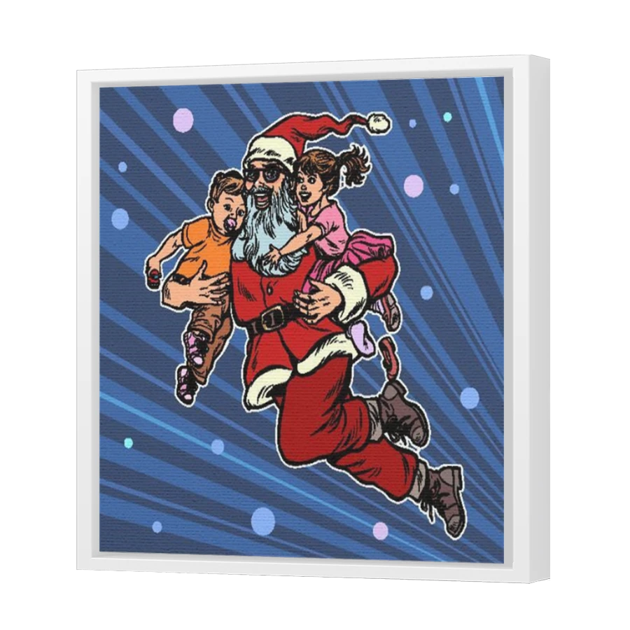 Thumbnail for Canvas - White Floating Frame