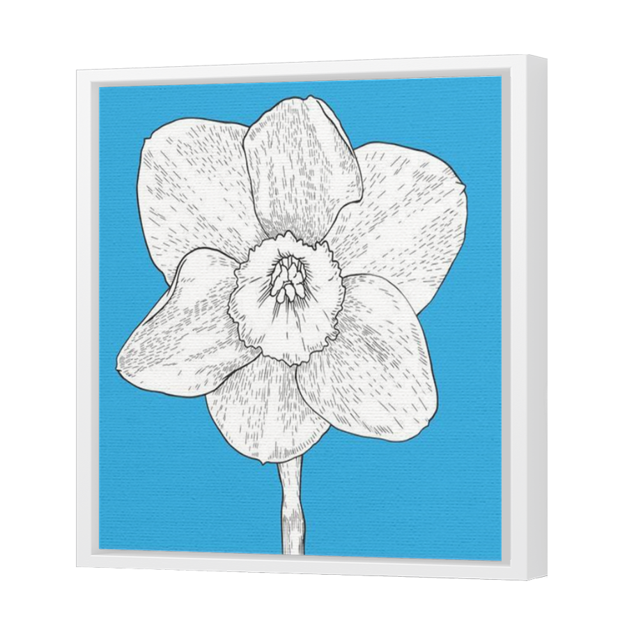 Thumbnail for Canvas - White Floating Frame
