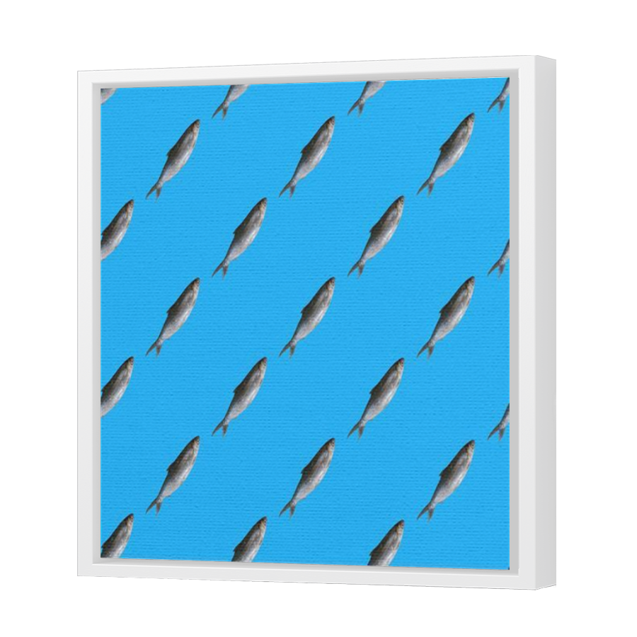 Thumbnail for Canvas - White Floating Frame