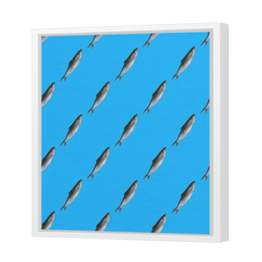 Thumbnail for Canvas - White Floating Frame