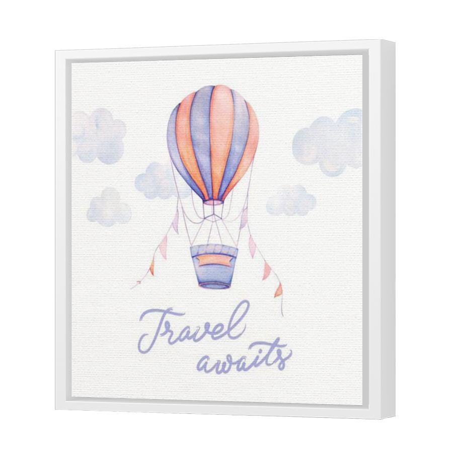 Thumbnail for Canvas - White Floating Frame