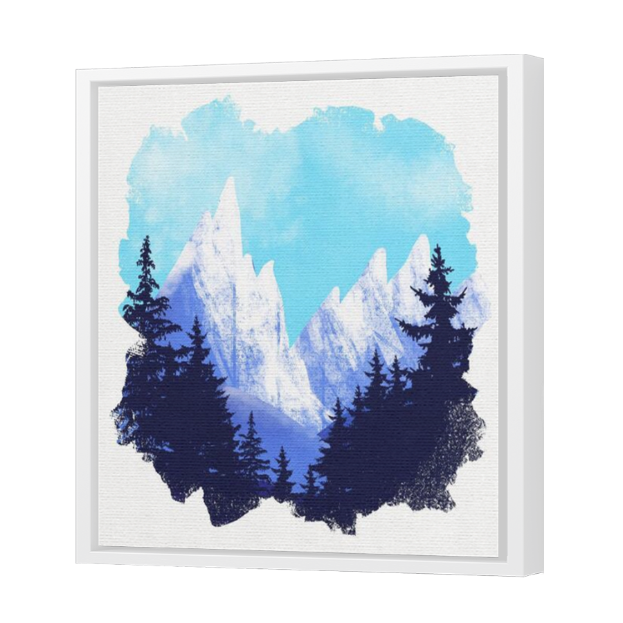 Thumbnail for Canvas - White Floating Frame