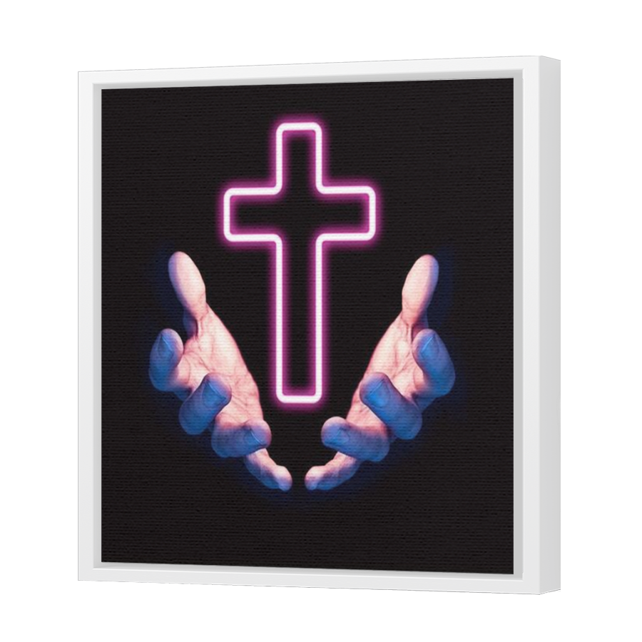 Thumbnail for Canvas - White Floating Frame