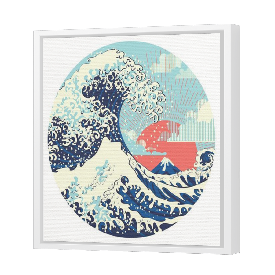 Thumbnail for Canvas - White Floating Frame
