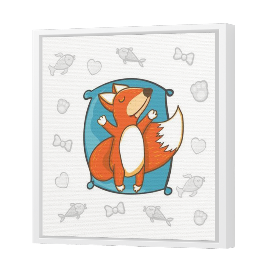 Thumbnail for Canvas - White Floating Frame