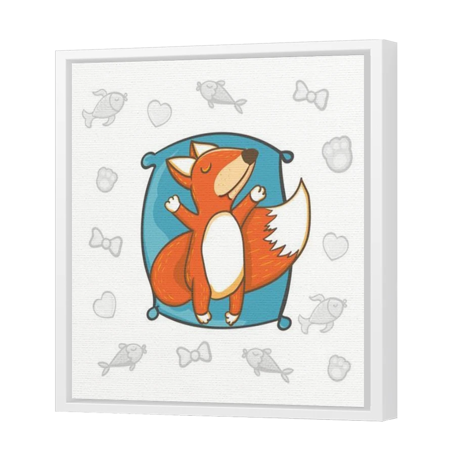 Thumbnail for Canvas - White Floating Frame
