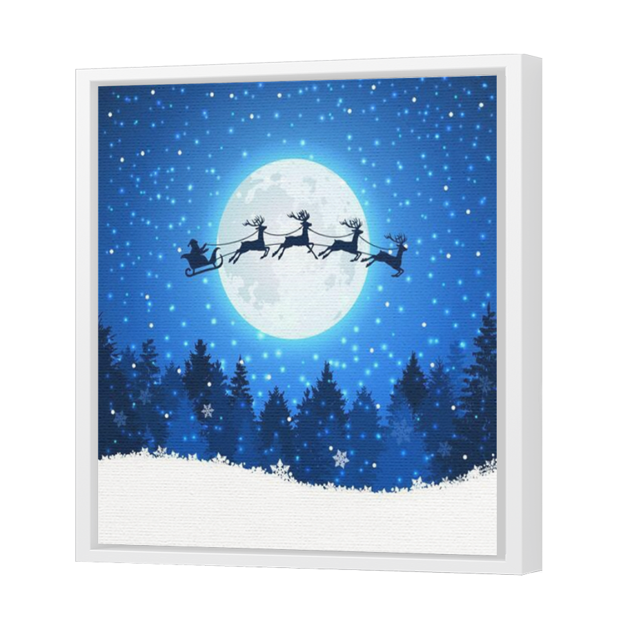 Thumbnail for Canvas - White Floating Frame