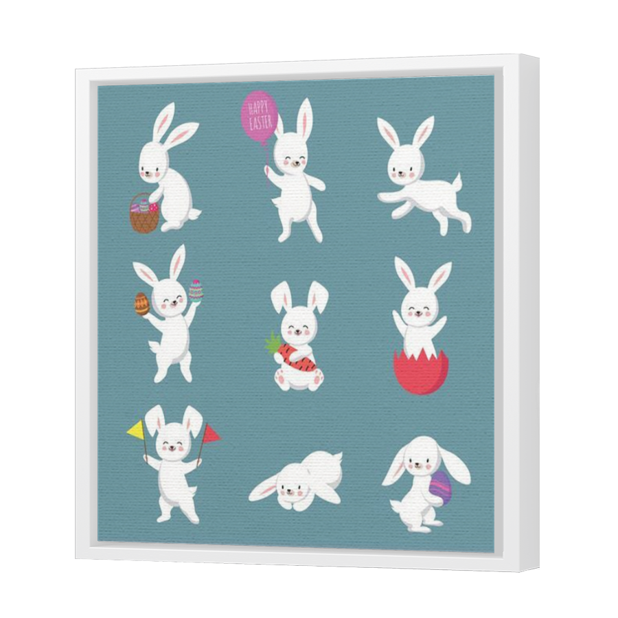 Thumbnail for Canvas - White Floating Frame