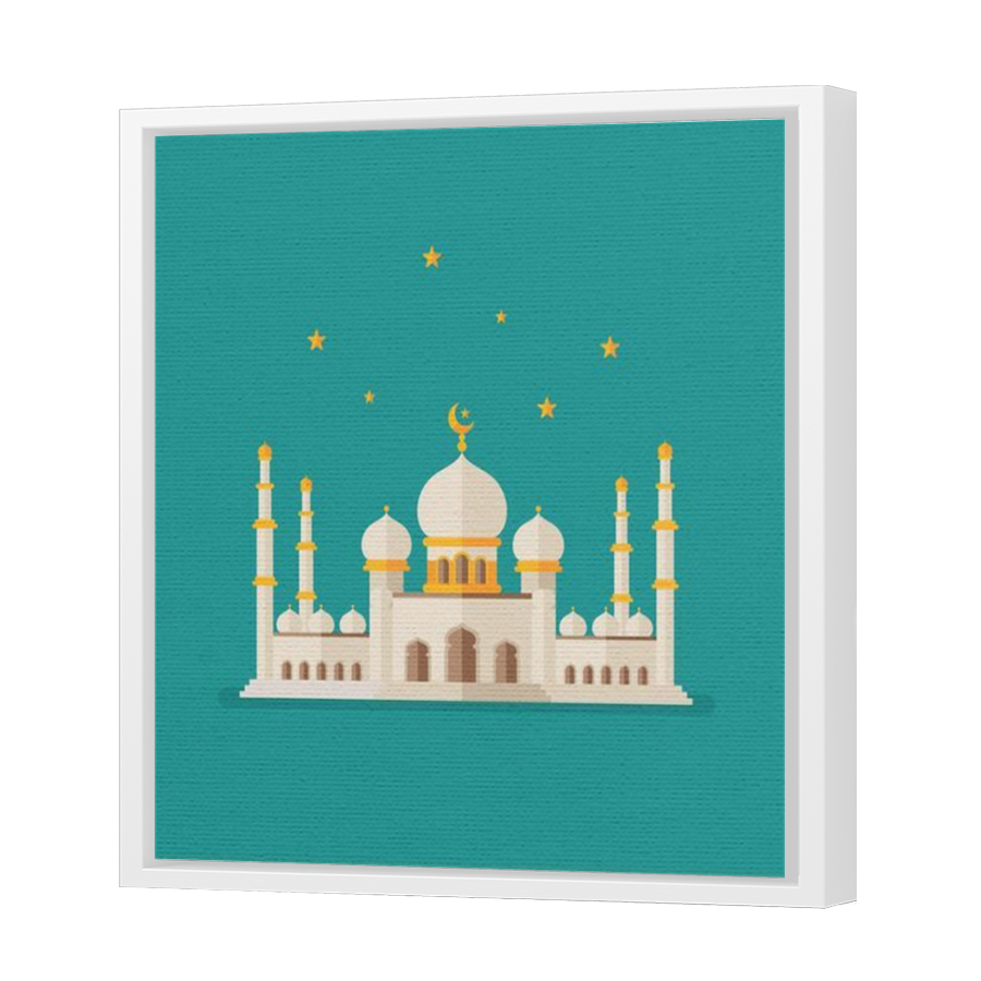 Thumbnail for Canvas - White Floating Frame