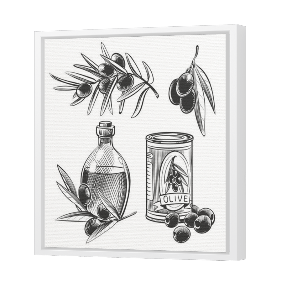 Thumbnail for Canvas - White Floating Frame