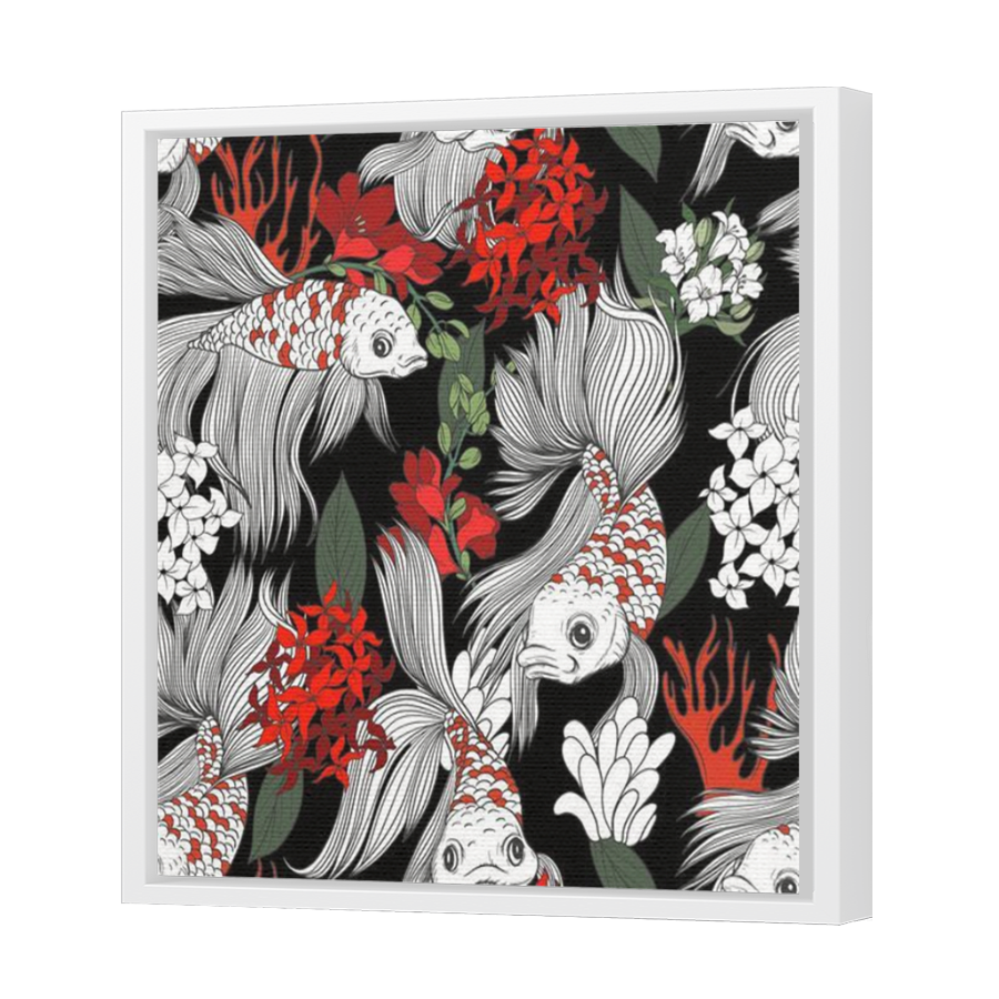 Thumbnail for Canvas - White Floating Frame