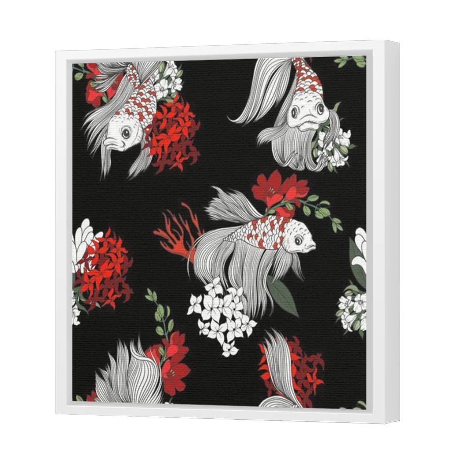 Thumbnail for Canvas - White Floating Frame