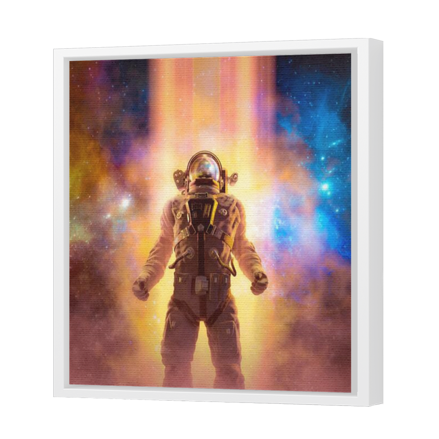 Thumbnail for Canvas - White Floating Frame