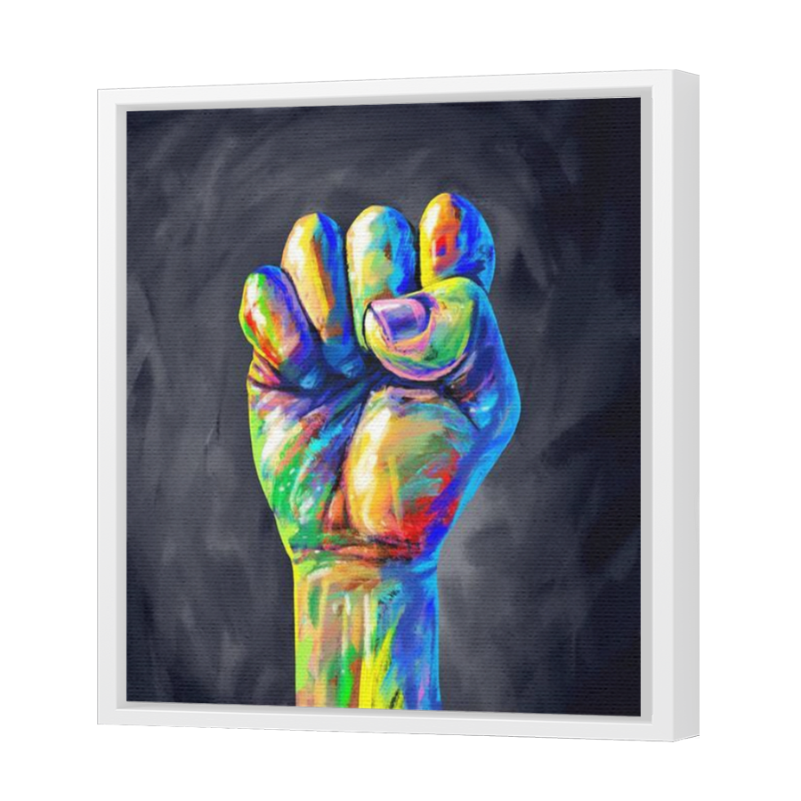 Thumbnail for Canvas - White Floating Frame