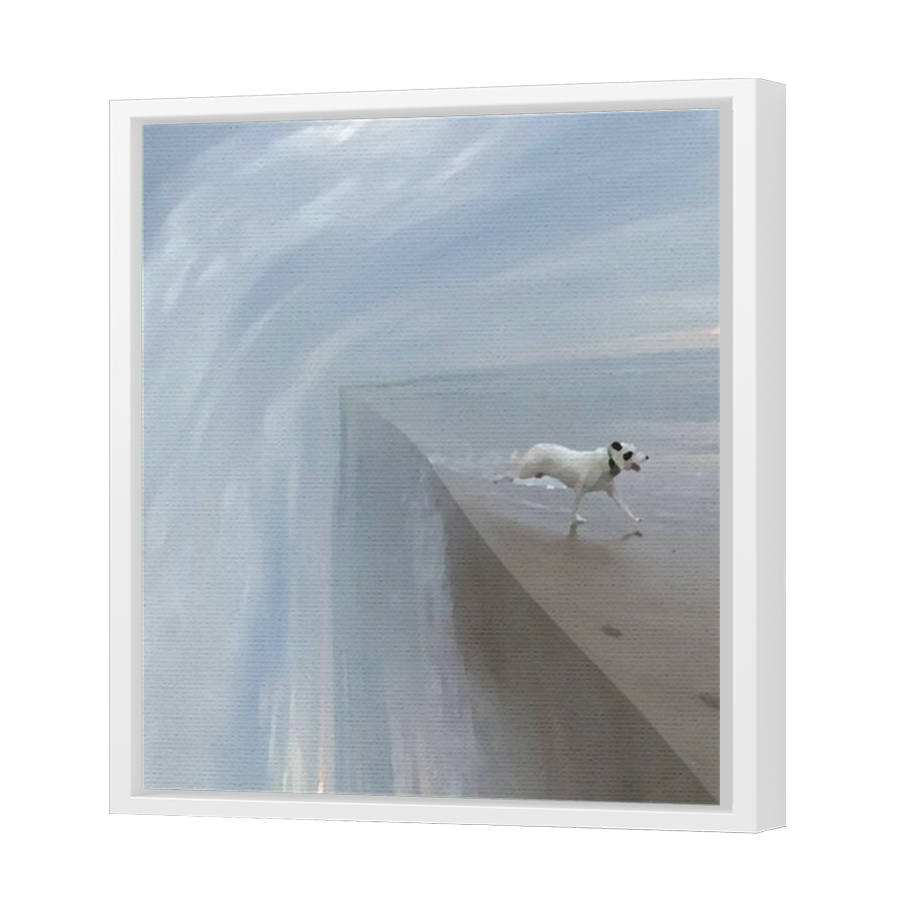 Thumbnail for Canvas - White Floating Frame