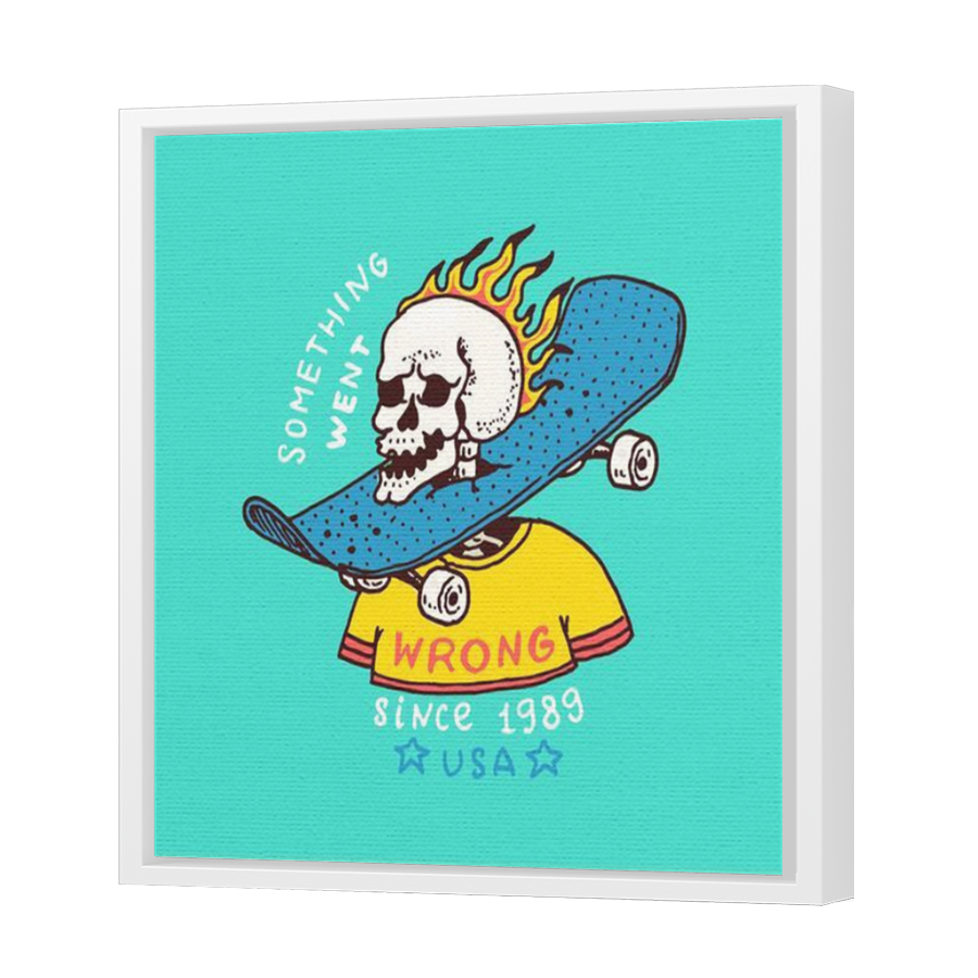 Thumbnail for Canvas - White Floating Frame