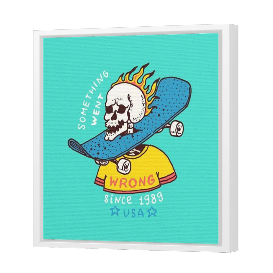 Thumbnail for Canvas - White Floating Frame