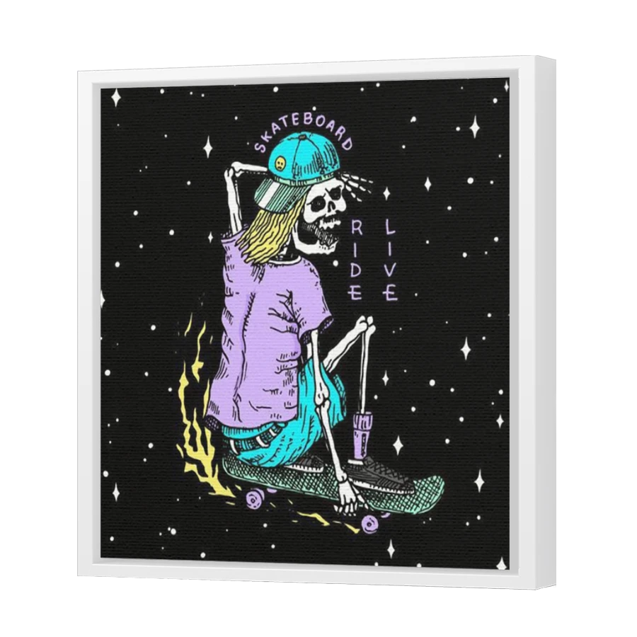 Thumbnail for Canvas - White Floating Frame