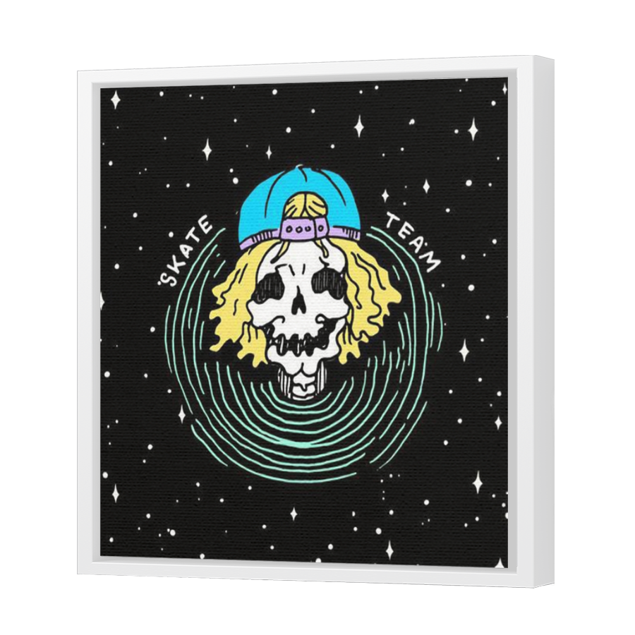 Thumbnail for Canvas - White Floating Frame