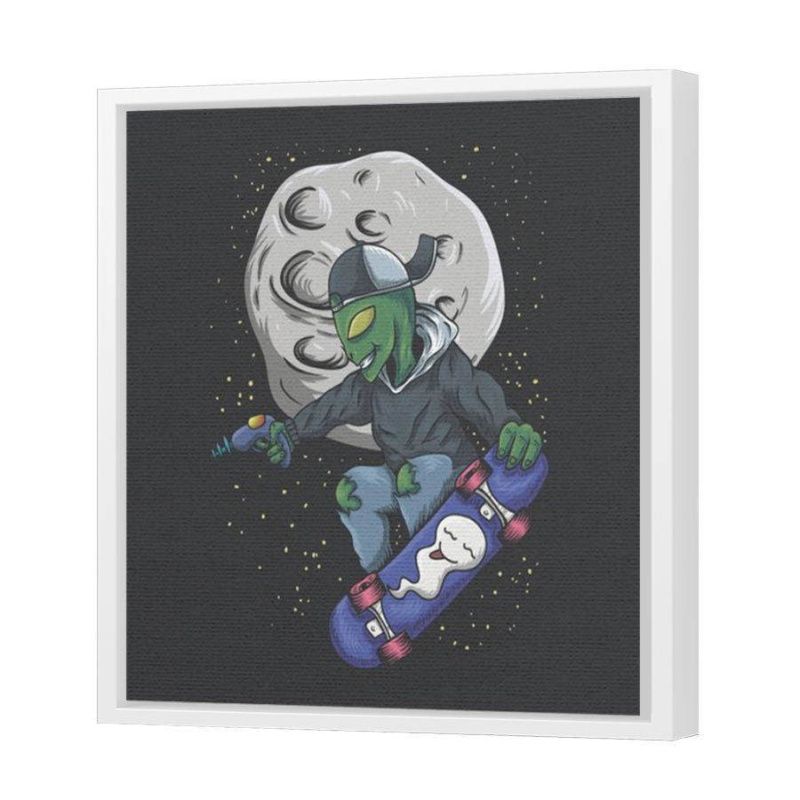 Thumbnail for Canvas - White Floating Frame