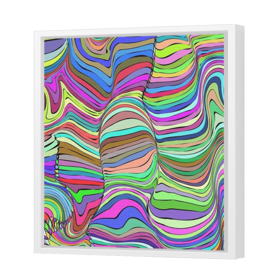 Thumbnail for Canvas - White Floating Frame