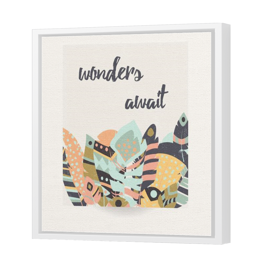 Thumbnail for Canvas - White Floating Frame
