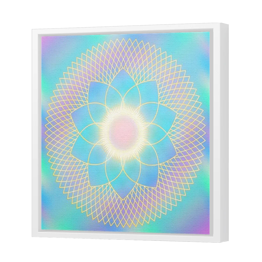 Thumbnail for Canvas - White Floating Frame