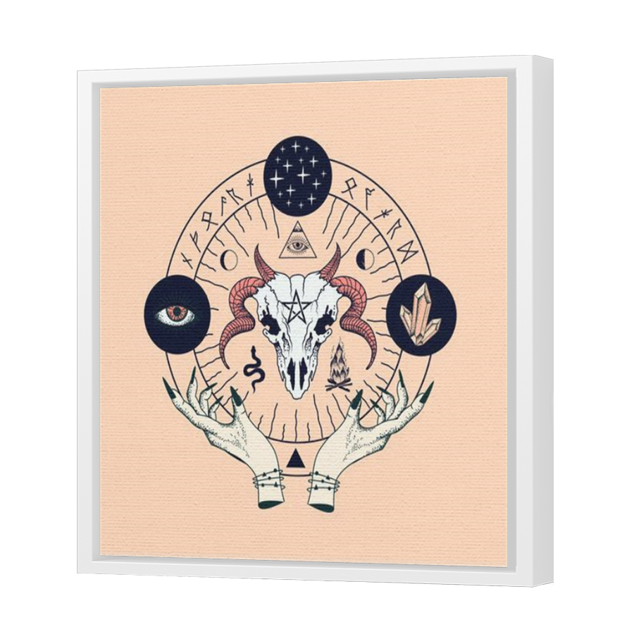 Thumbnail for Canvas - White Floating Frame