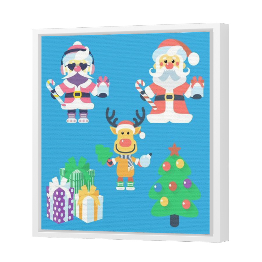 Thumbnail for Canvas - White Floating Frame