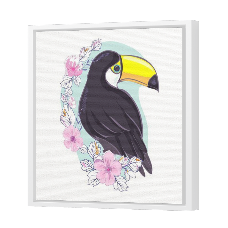 Thumbnail for Canvas - White Floating Frame