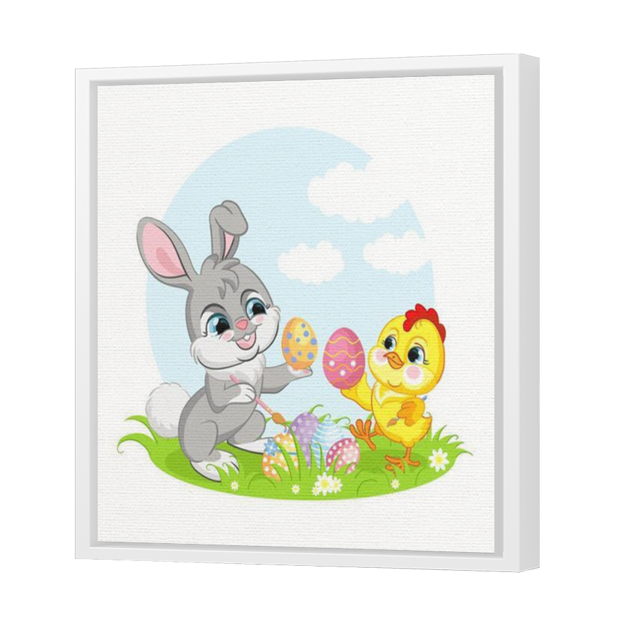 Thumbnail for Canvas - White Floating Frame