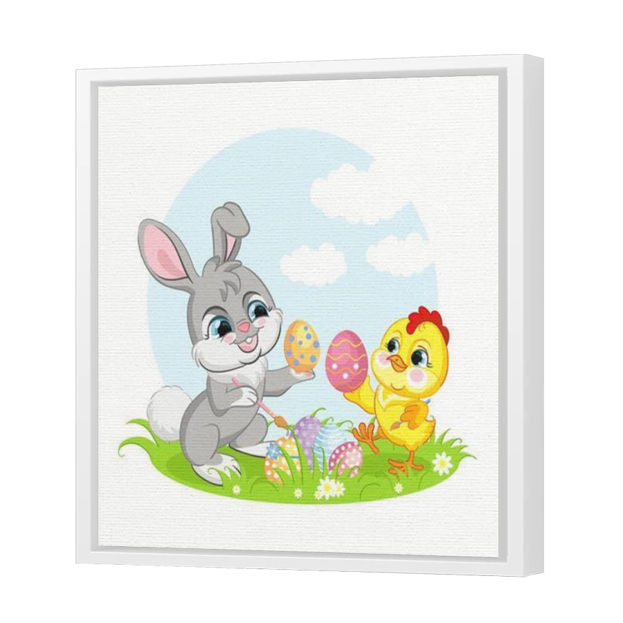 Thumbnail for Canvas - White Floating Frame