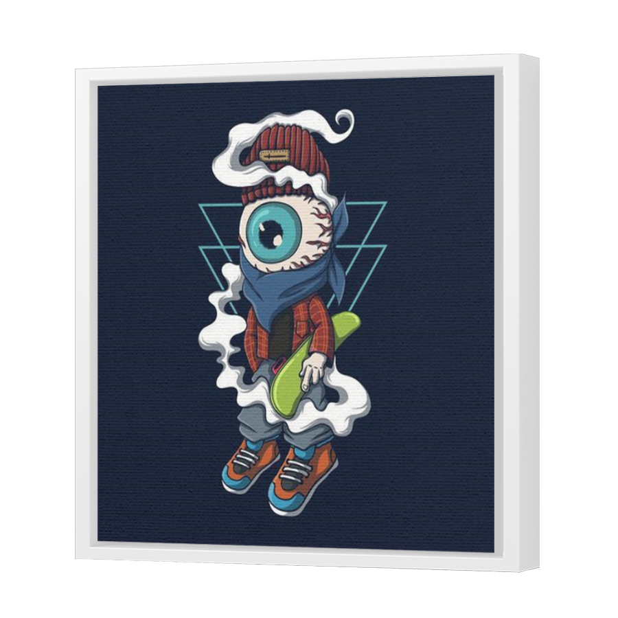 Thumbnail for Canvas - White Floating Frame
