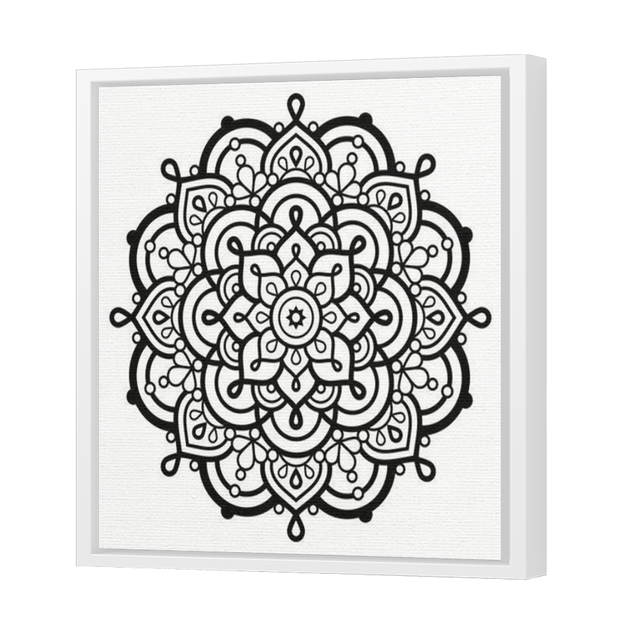 Thumbnail for Canvas - White Floating Frame
