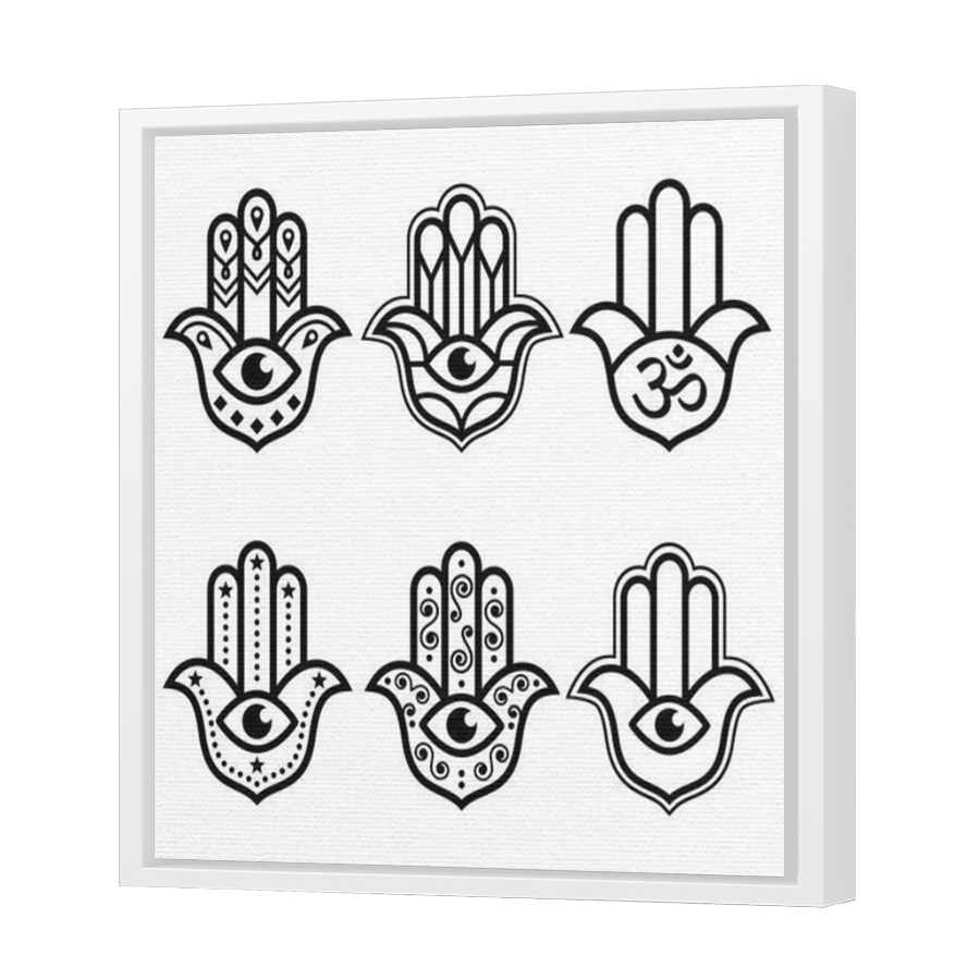 Thumbnail for Canvas - White Floating Frame