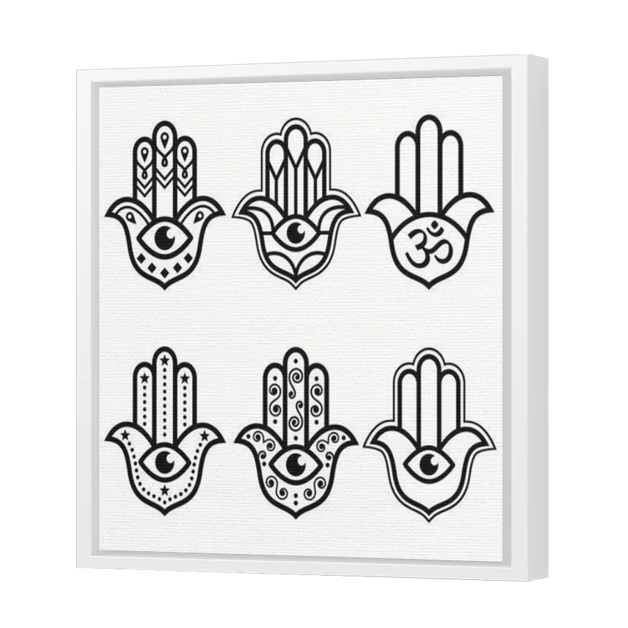 Thumbnail for Canvas - White Floating Frame