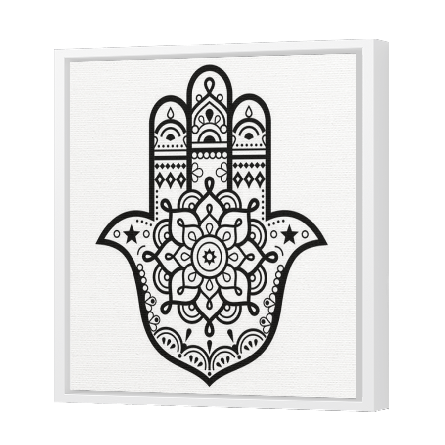 Thumbnail for Canvas - White Floating Frame