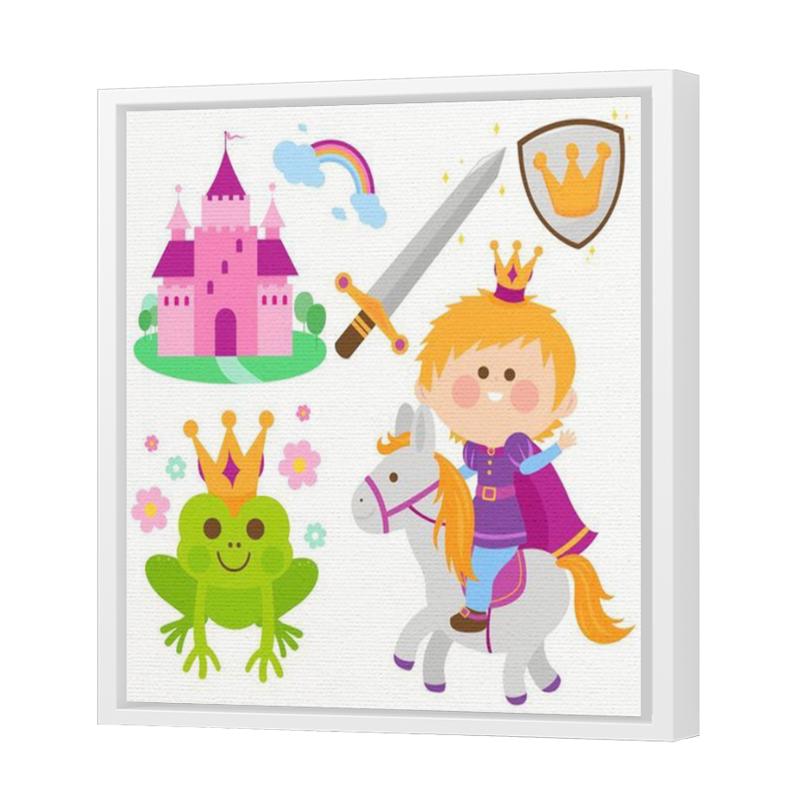 Thumbnail for Canvas - White Floating Frame