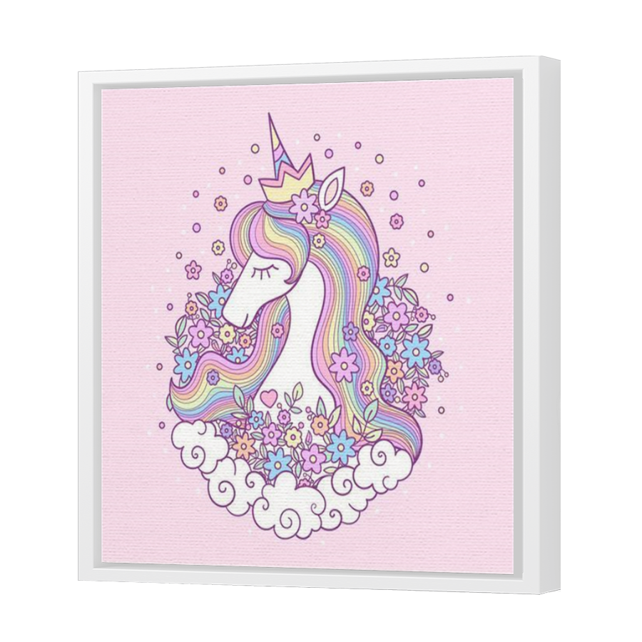 Thumbnail for Canvas - White Floating Frame