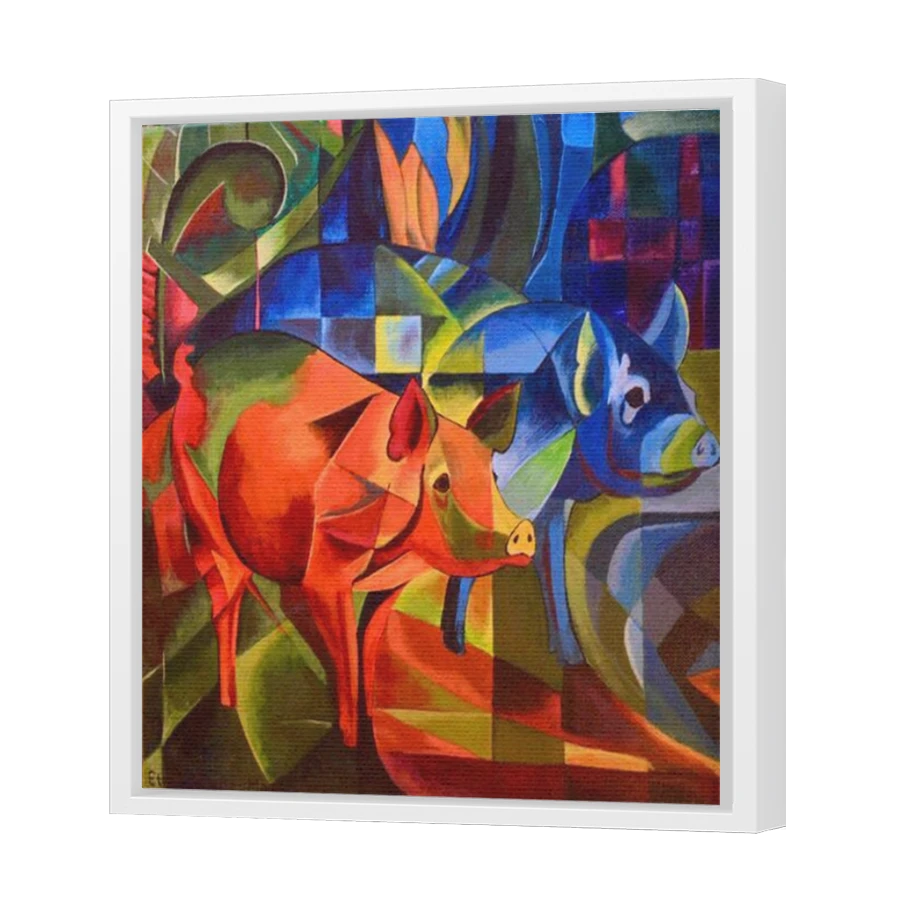 Thumbnail for Canvas - White Floating Frame